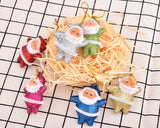 12 Pieces Santa Claus Ornaments for Christmas Tree Decoration