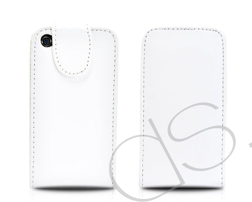 Volte Series iPhone 4 and 4S Leather Flip Case - White