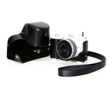 Retro Nikon 1 V2 Camera Leather Case - Black