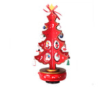 Christmas Tree Rotating Wooden Music Box