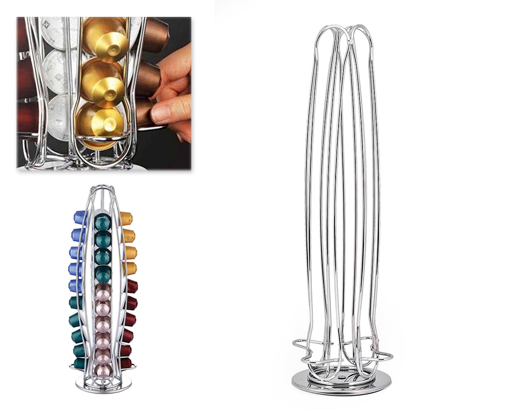 40 Coffee Capsule Rotating Dispenser Holder for Nespresso