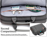 15.6" Nylon Shoulder Bag with Detachable Shoulder Strap - Gray