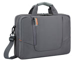 15.6" Nylon Shoulder Bag with Detachable Shoulder Strap - Gray