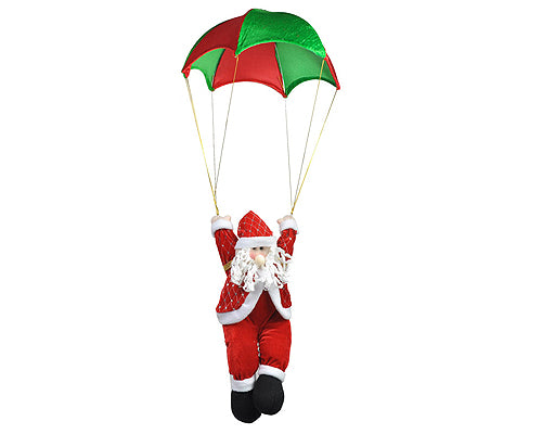 Santa Claus in Parachute Christmas Hanging Decoration