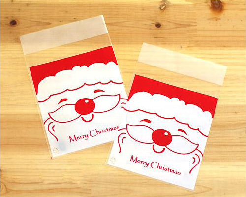 50 Pcs Holiday Christmas Cookie Candy Gift Treat Bag