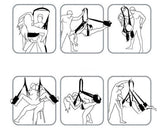 Leopard Sexy Fantasy Bondage 360 Degree Spinning Sex Swing