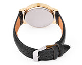 Geneva Women Candy Color Polka Dots Leather Alloy Wrist Watch