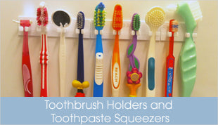 Toothbrush Holders and Toothpaste Squeezers