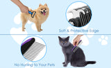 Undercoat Rake for Dogs and Metal Dog Comb Dog Grooming Brush Cat Deshedder Double Sided Pets Deshedding Tool
