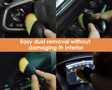 Car Interior Detailing Brushes 2 Pieces No Scratch Soft Bristle Cleaning Brush Car Detailing Brush