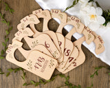 Baby Clothes Organizer Wooden Closet Dividers for Nursery Decor Set of 8 Baby Hanger Organizer by Months