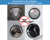 Stove Knob Locks 6 Pieces Gas Stove Child Safety Knob Locks Childproof Oven Knobs Safety Lock