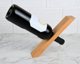 Wine Bottle Holder Bamboo Personalized Single Wine Bottle Holder Stand