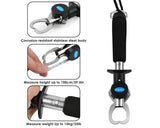 Fish Gripper with Retractable Fish Measuring Tape Fish Lip Gripper with Scale for Fishing
