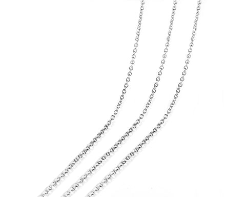 Necklace Chains for Jewelry Making 24 Pieces 18 Inches link Chains