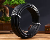 5 Pieces 10m Aluminium Bonsai Wire Set - Black