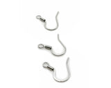 Hypoallergenic Earring Hooks 200 Pieces Steel Earwires