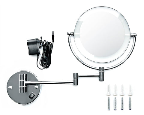 3x Magnifying LED Wall Mounted Makeup Mirror