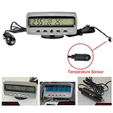 3 in 1 Digital Car Clock Thermometer & Voltmeter