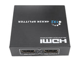 4K HDMI Splitter with 1 Input and 2 Outputs