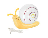 USB Rechargeable LED Night Light for Kids - Yellow Snail