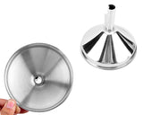 12cm Stainless Steel Funnel With Removable Filter