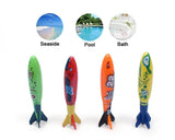 4 Pieces Toypedo Bandits for Swimming Pool and Diving Game