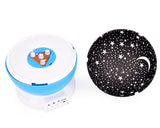 Rotating Cosmos LED Projection Night Light - Blue