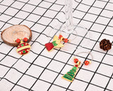6 Pieces Christmas Wine Glass Charms