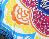 Indian Mandala Print Cotton Beach Towel 59 Inches