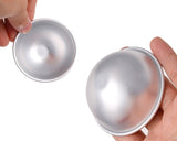 3 Pieces Aluminium Ball Shaped Molds for Baking