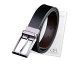 Leather Belts for Men with  A Flannel Bag and A Gift Box