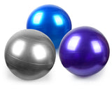 65cm Anti Burst Yoga Exercise Ball - Blue