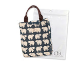 Waterproof Cotton Insulated Thermal Lunch Bag - Bear