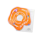Flower Adjustable Baby Neck Float Swimming Ring - Orange