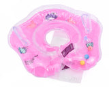 Flower Adjustable Baby Neck Float Swimming Ring - Pink