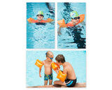 1 Pair Inflatable Armbands for Swimming - Orange