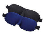 2 Pieces 3D Sleeping Eye Masks with Elastic Strap