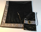 Altar Cloth Heavy Velvet Tarot Table Cover with Card Pouch