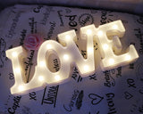 LED Marquee Love Symbol Light - White