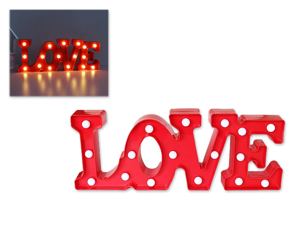 LED Marquee Love Symbol Light - Red