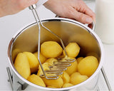Potato Masher 9 Inches Stainless Steel Wire Potato Smasher Tool