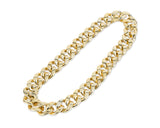 Chunky Gold Necklace 80cm Chain Hip Hop Costume Jewelry