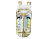 6 Pcs 3W G9 64-LED Energy Saving Crystal Capsule Light Bulb - White