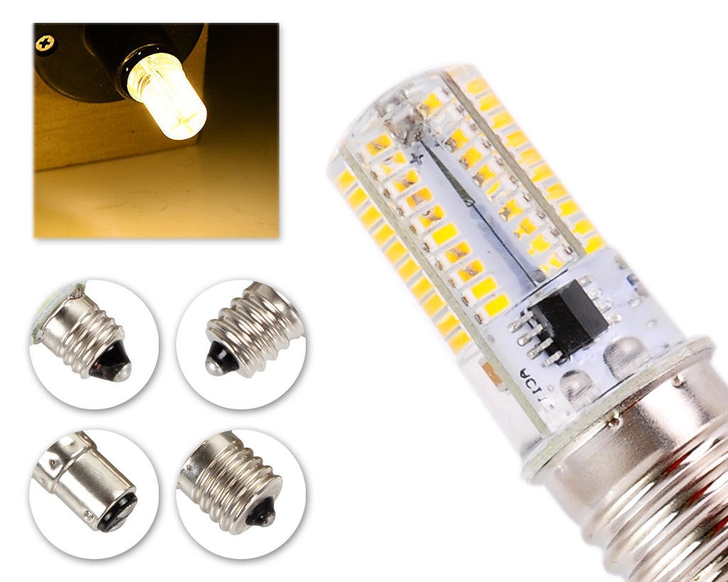 4W Dimmable LED Light Bulb Silicone Corn Light AC 220V - Warm White