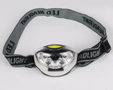 Adjustable Headlamp with White and Red LED Light