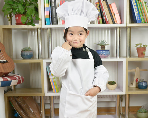 Chef Hat and Apron Set for Children Cooking