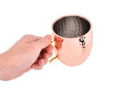 2 Pieces 500ml Stainless Steel Moscow Mule Copper Mugs - Rose Gold