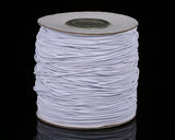 Elastic Cord 1.0 mm Beading Thread Stretch String Craft Cord - White