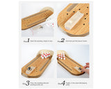 Mini Bowling Game Wooden Desktop Bowling set Bowling Toys